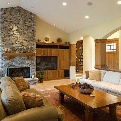 smart home living room